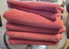 Usado, Juego de toallas de baño de 6 piezas de algodón The Vermont Country Store color coral rubor  segunda mano  Embacar hacia Argentina