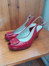 Clarks red patent for sale  BIRMINGHAM