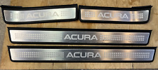 04 05 06 07 08 Acura TL Full Set 4 Door Step Scuff Sill Pad Plate Trim OEM for sale  Shipping to South Africa