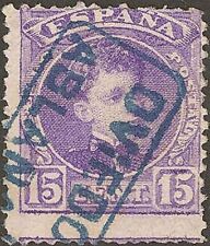 Asturias. Filatelia. ° Usato 245. 1901. 15 Cts Violeta. Timbro Cartería Abla for sale  Shipping to South Africa