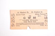 Railway ticket gwr for sale  Shipping to Ireland