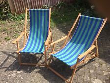 Pair canvas deck for sale  WORTHING