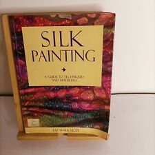 Guía paso a paso de técnicas y materiales de pintura de seda Liz Wauchope vintage segunda mano  Embacar hacia Mexico