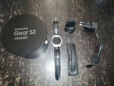 Occasion, Samsung GEAR S2 Classic Montre Connectée Android Noire Cuir Smart Watch Galaxy d'occasion  Verrières-le-Buisson