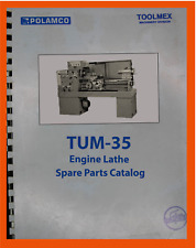 Peças de torno de metal TUM-35 Polamco, Toolmex, Famot e diagrama de fiação manual comprar usado  Enviando para Brazil