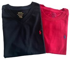 Boys Girls Ex Ralph Lauren T shirt Crew V neck 2 pk 14-16 stock clearance for sale  Shipping to South Africa