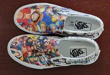 Vans X One Piece Men's 7 Women's 8.5 Custom Slip On Shoes - Anime Manga for sale  Shipping to South Africa