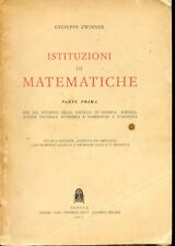 1971 istituzioni matematiche usato  San Benedetto Del Tronto