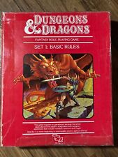 Conjunto básico de dados vintage restaurado início dos anos 80 Dungeons & Dragons TSR caixa vermelha 1101  comprar usado  Enviando para Brazil