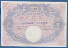 Billet francs bleu d'occasion  Paris II