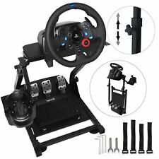 Racing Simulator Cockpit Steering Wheel Stand for Logitech G29 G920 Thrustmaster, used for sale  USA