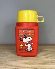 Snoopy woodstock thermos for sale  WIMBORNE