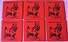 Norwich terrier coasters for sale  CHESTERFIELD