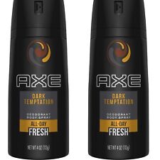 2 aerosoles corporales desodorantes Axe Dark Temptation para hombre, 4 oz, envío gratuito segunda mano  Embacar hacia Mexico