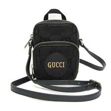 GUCCI Off The Grid 643882 Bolsa de Ombro Feminina de Couro, Lona de Nylon Preta, usado comprar usado  Enviando para Brazil