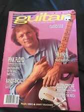 Usado, Pôster Queensryche capa músico praticante de guitarra outubro 1988 David Gilmour comprar usado  Enviando para Brazil
