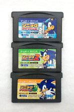 Sonic Advance 1 2 3 lote japonês Nintendo GameBoy Advance GBA testado AUTÊNTICO comprar usado  Enviando para Brazil