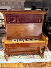 Piano vertical alemán Schneegas en miniatura antiguo segunda mano  Embacar hacia Argentina