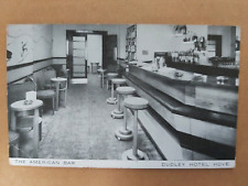Cartão postal antigo 2281 Hove - Dudley Hotel - The American Bar comprar usado  Enviando para Brazil