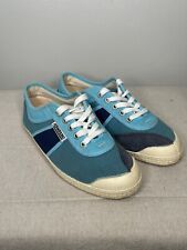 Rare Vintage Kawasaki Canvas Sneakers Shoes Turquoise Blue Women’s Size 7.5 for sale  Shipping to South Africa