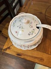 BIA Cordon Bleu Floral Soup Tureen with Base and Ladle for sale  Shipping to South Africa