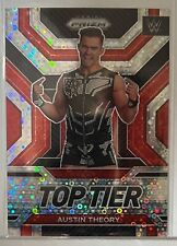 2023 Panini Prizm WWE #4 Austin Theory Top Tier Disco Prizm Parallel comprar usado  Enviando para Brazil