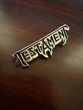 Testament band pin for sale  Acworth