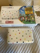 Sistema portátil blanco Nintendo 3DS XL Animal Crossing Edition segunda mano  Embacar hacia Argentina