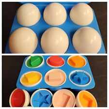 Caixa de ovos classificadora de formas vintage brinquedo bebê criança comprar usado  Enviando para Brazil
