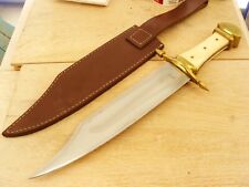 BIG 16" WINDLASS INDIA CLIP POINT BOWIE KNIFE & SHEATH SET HUNTING KNIVES TOOLS, used for sale  Shipping to South Africa