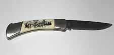 Used, Sabre Whitetail Deer Folding Locking 7" Stainless Steel Blade Pocket Knife for sale  Shipping to South Africa