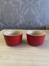 Creuset ramekins red for sale  Shipping to Ireland
