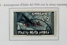 1943 Italia regno RSI GNR posta aerea espresso L.2 usati Lux Italy usato  Palermo