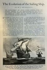 1901 Barcos Evoluções de Veleiros Ilustrados comprar usado  Enviando para Brazil