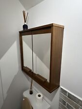 brown bathroom wall cabinet for sale  STURMINSTER NEWTON