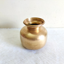 Vintage Handcrafted Original Brass Holy Water Pot Rich Patina Collectible 531 for sale  Shipping to South Africa