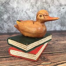 Carved wood duck for sale  Auburn