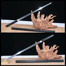 Damascus Folded Steel Handmade Ninja Japanese samurai sword Straight Blade Sharp for sale  Shipping to South Africa