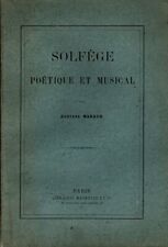 Gustave nadaud solfege d'occasion  Gurgy
