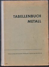 Tabellenbuch metall stange gebraucht kaufen  Gronau
