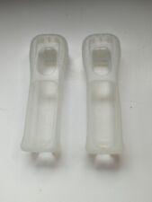 Used, 2 x Official Nintendo Wii Silicone Case Sleeves - Clear  for sale  Shipping to South Africa