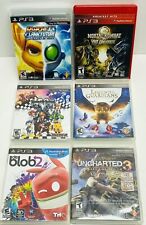 PS3 Lot of 6 Games Ratchet & Clank Uncharted 3 Mortal Kombat Kingdom Hearts ++ for sale  Shipping to South Africa