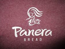 CAMISETA PANERA PAN Restaurante Logotipo Estampado Uniforme Camiseta Marrón Borgoña PEQUEÑA segunda mano  Embacar hacia Argentina