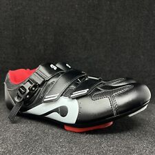 Used, Peloton Spin Bike Men’s Size 10 EU 43 Black With Red Clip Cleats Cycling Shoes. for sale  Shipping to South Africa