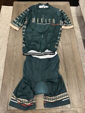 Used, Mens Team Mexico Mexican Aero Bib Cycling Shorts Jersey Kit Team M Green for sale  Shipping to South Africa
