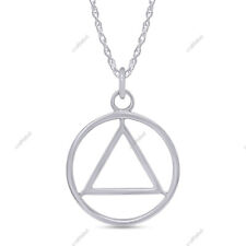Circle triangle pendant for sale  USA
