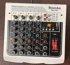 Sistema de consola de placa de sonido mezcla de audio profesional Boeska MIX-400 4 canales segunda mano  Embacar hacia Argentina