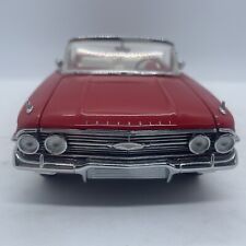 Franklin Mint 1960 Chevrolet Impala Convertible 1:24 Red Nice Replica Car Chevy, used for sale  Shipping to Canada