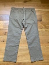 M&S Men's Stone Beige Summer Cargo Elasticated Waist Cotton Trousers W42 Leg 31" for sale  WOKINGHAM
