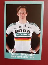 Używany, CYCLISME carte cycliste MARCUS BURGHARDT CHAMPION D'ALLEMAGNE  équipe BORA  na sprzedaż  Wysyłka do Poland